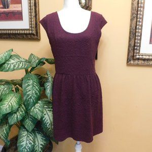 Eyelash Couture Cap Sleeve Dress